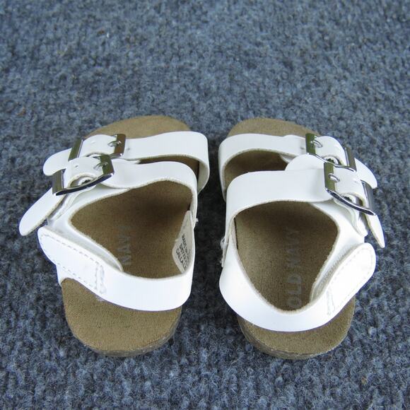 Old Navy Girls Fisherman Sz T 0-3‎ Medium White Synthetic Buckle - Picture 4 of 5